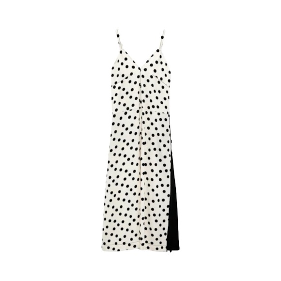 ZARA Limited Edition Polka Dot Maxi Dress Sz S - Picture 6 of 7